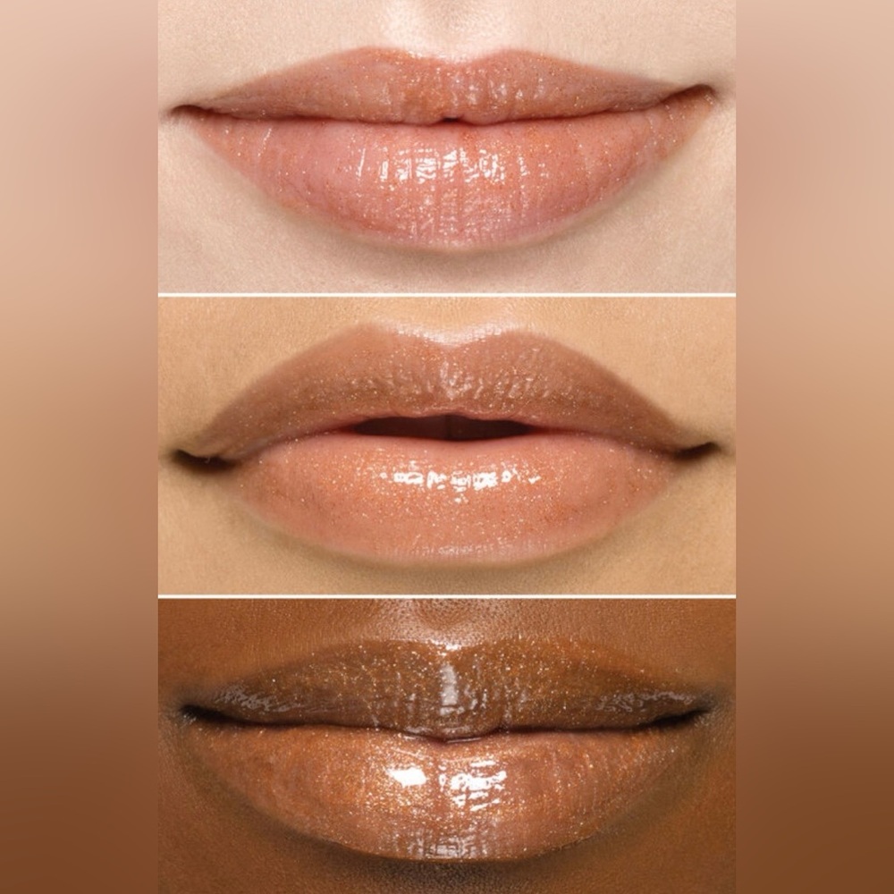 NWT Mary Kay® BEACH BRONZE Unlimited Lip Gloss Tan Peach Perfect Shimmer Shine - Picture 2 of 2